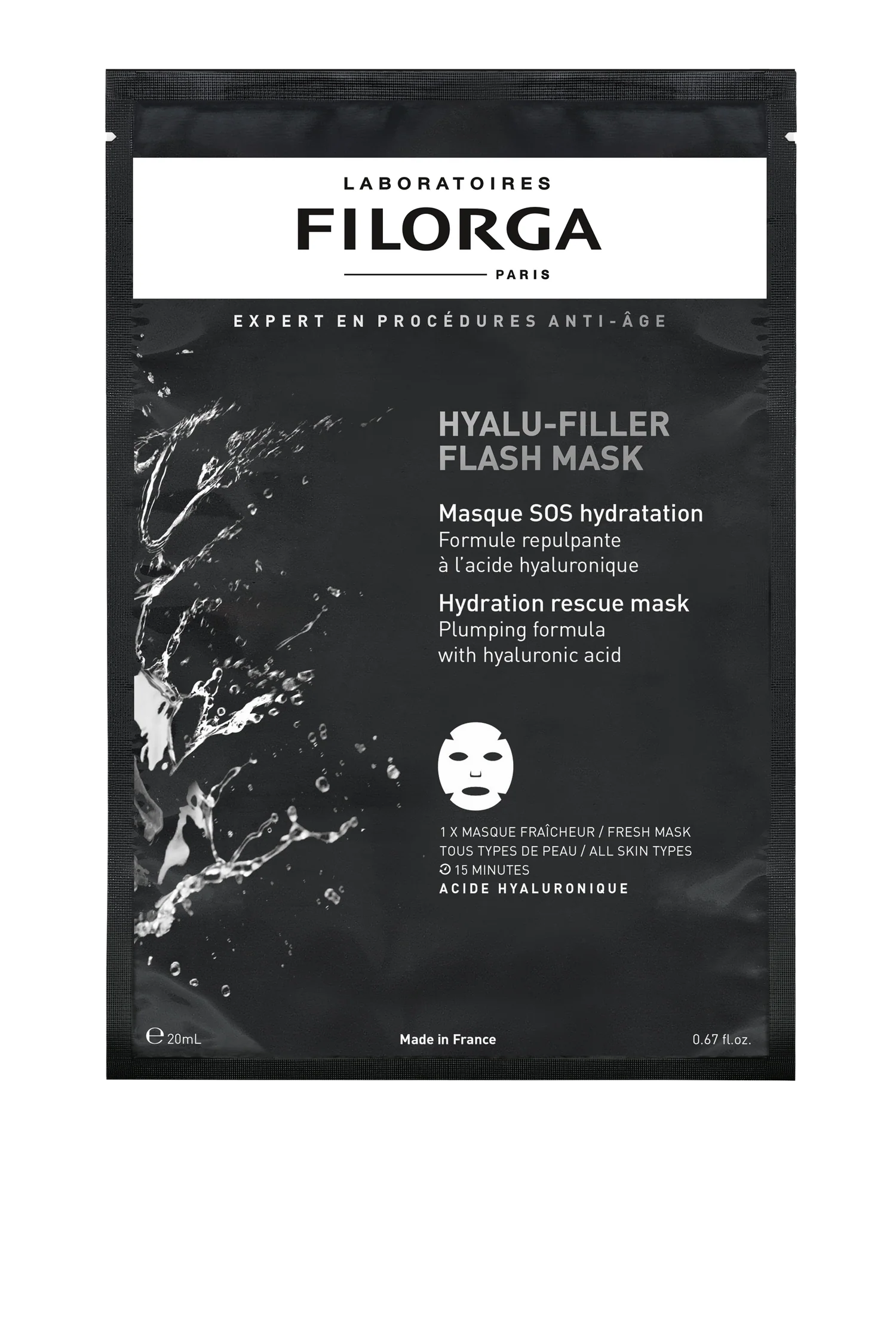 FILORGA HYALU FILLER FLASH SHEET MASK - SOS Hydration Mask